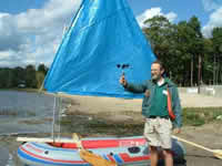 Hand held wind meter used for sailing.
