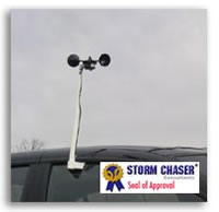 Storm chaser window mount with stormchaser seal of approval